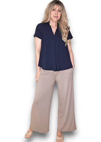Mocha Samba Viscose Pant
