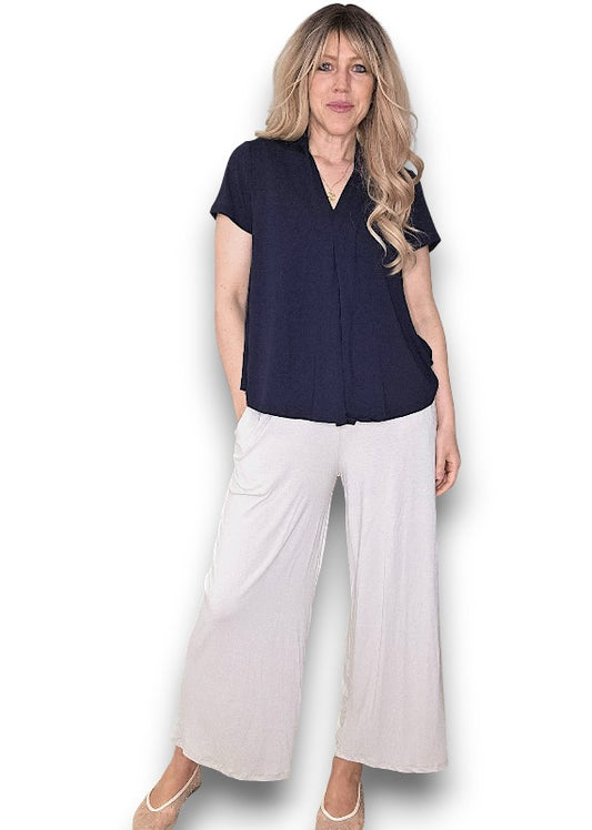 Light Beige Samba Viscose Pant