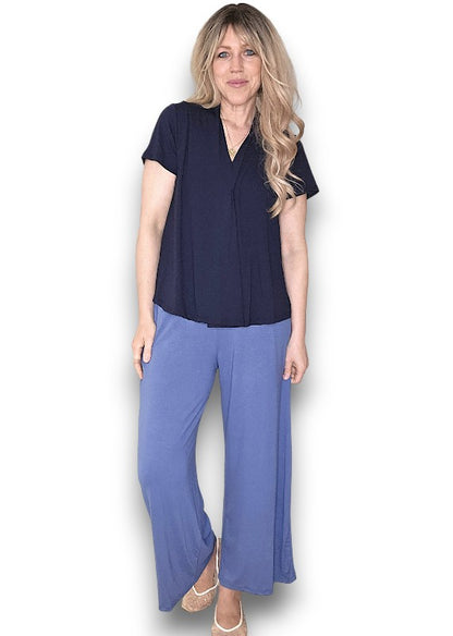 Corn Blue Samba Viscose Pant