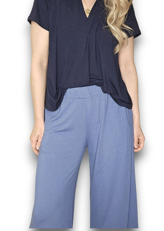 Corn Blue Samba Viscose Pant