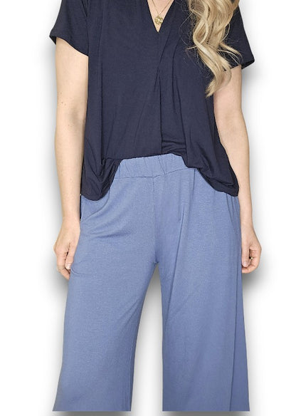 Corn Blue Samba Viscose Pant