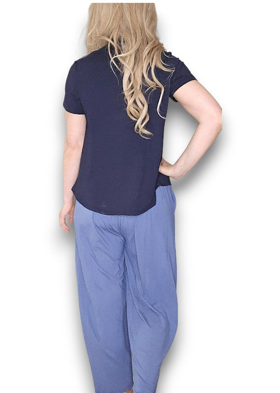 Corn Blue Samba Viscose Pant
