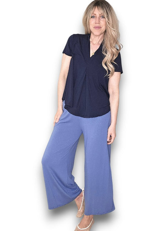Corn Blue Samba Viscose Pant