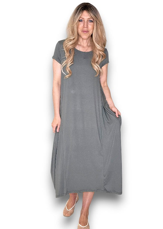 Dark Forest Samba Viscose Dress