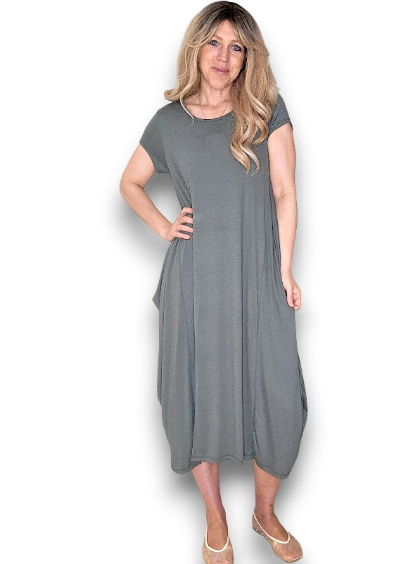 Dark Forest Samba Viscose Dress