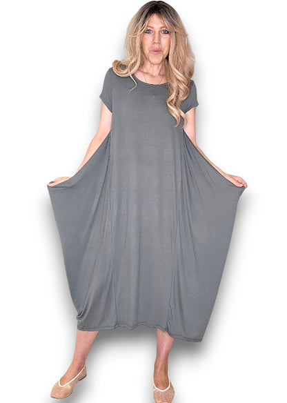 Dark Forest Samba Viscose Dress