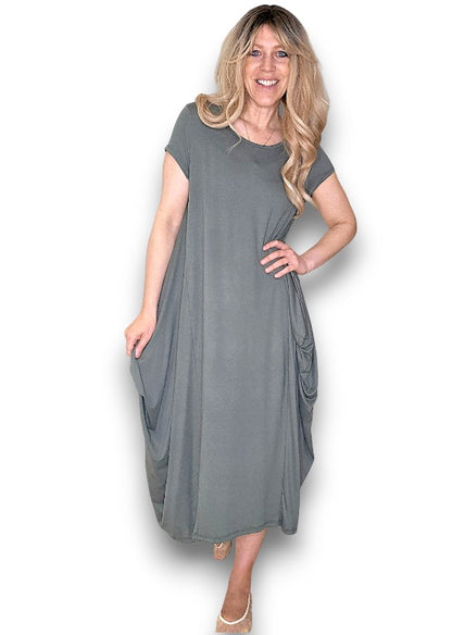 Dark Forest Samba Viscose Dress