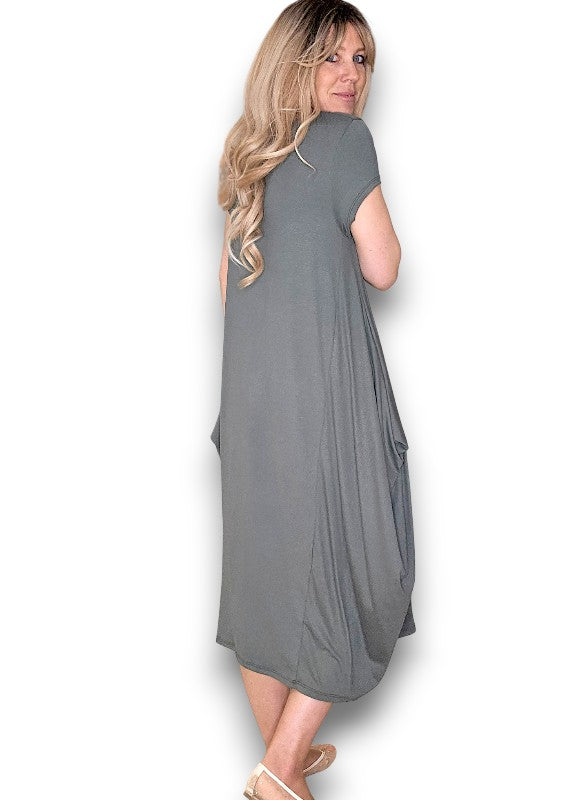 Dark Forest Samba Viscose Dress