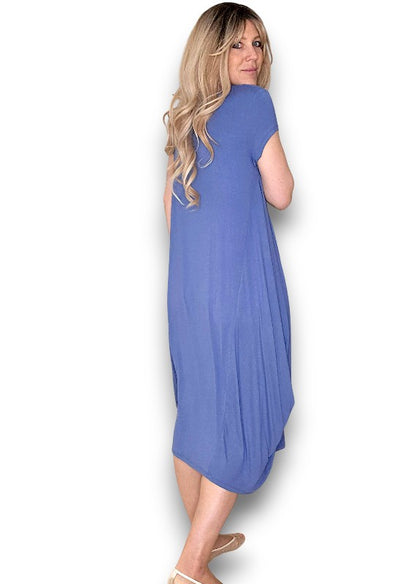 Corn Blue Samba Viscose Dress