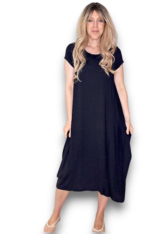 Black Samba Viscose Dress