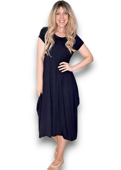 Black Samba Viscose Dress