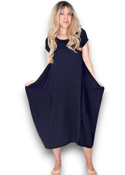 Black Samba Viscose Dress