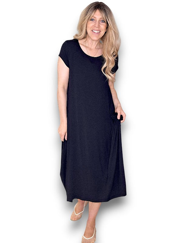 Black Samba Viscose Dress