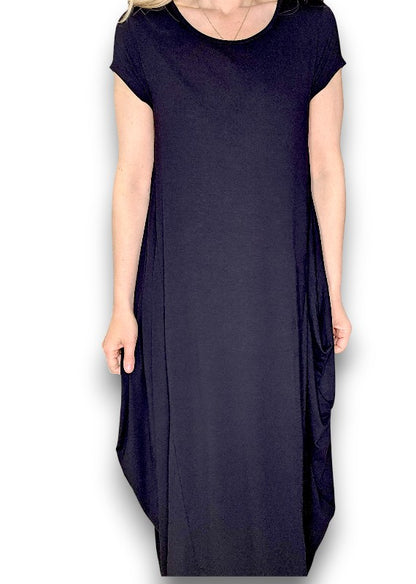 Black Samba Viscose Dress
