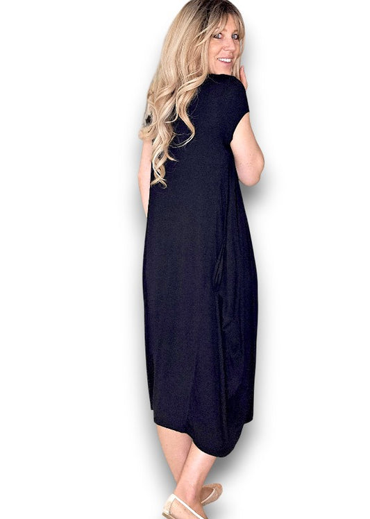 Black Samba Viscose Dress