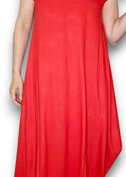Red Samba Viscose Dress