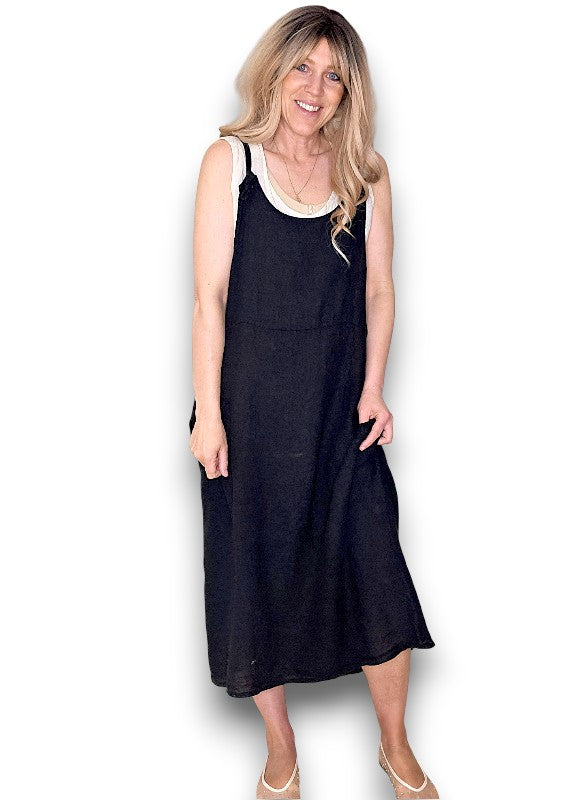 Black Plain Tie it your way-Jumpsuit Dress