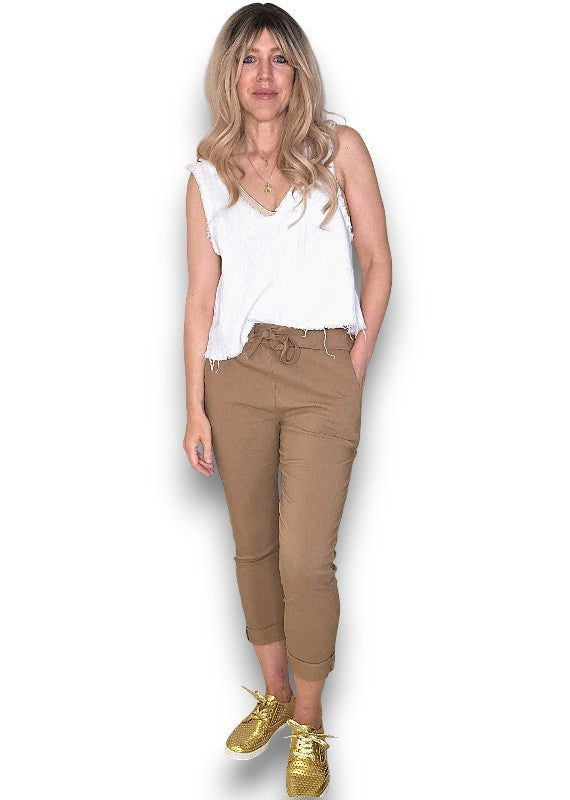 Hazelnut Plain Pants