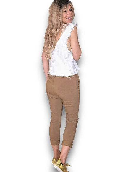 Hazelnut Plain Pants