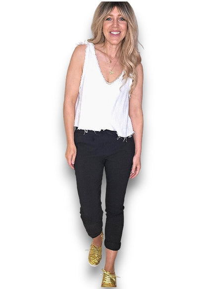 Black Plain Pants