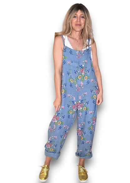 Petrol Wild Daisy Tie it your way-Jumpsuit