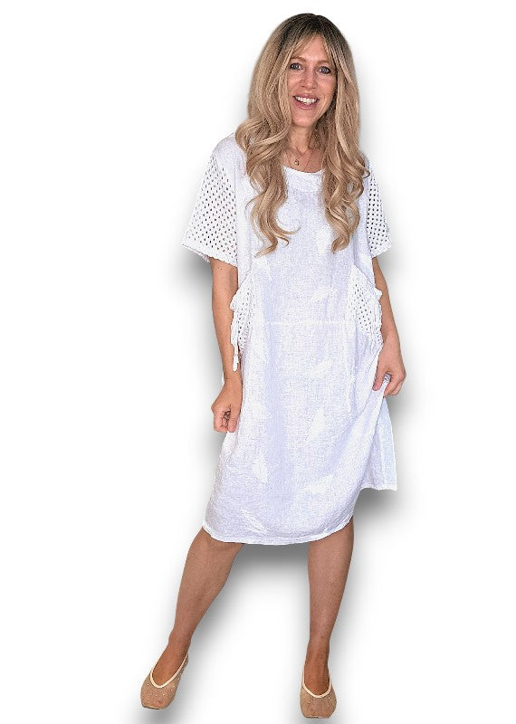 White C'est La Vie Easy Dress