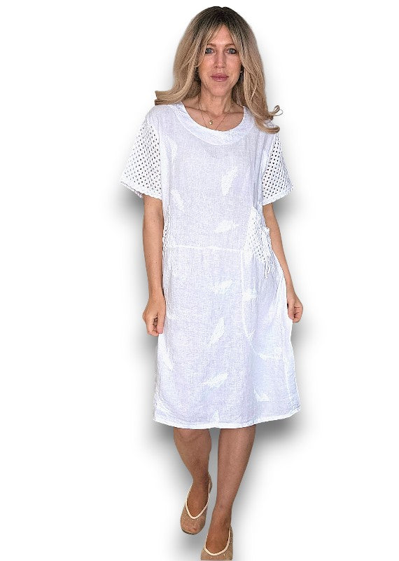White C'est La Vie Easy Dress