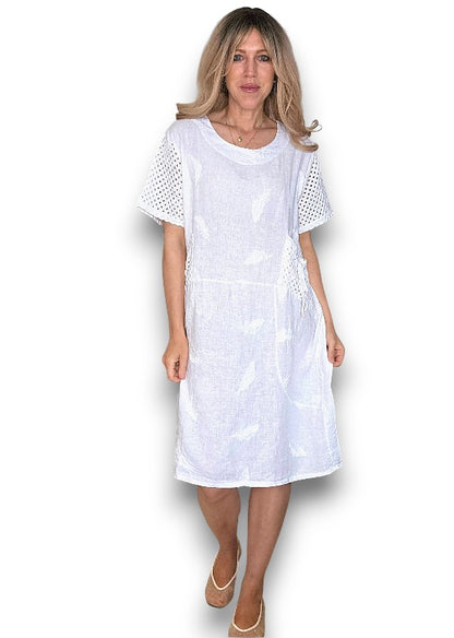 White C'est La Vie Easy Dress