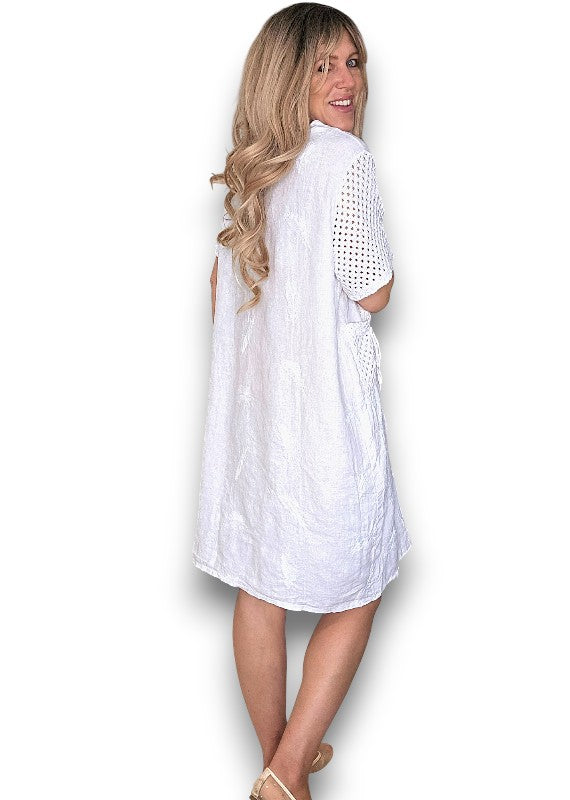 White C'est La Vie Easy Dress