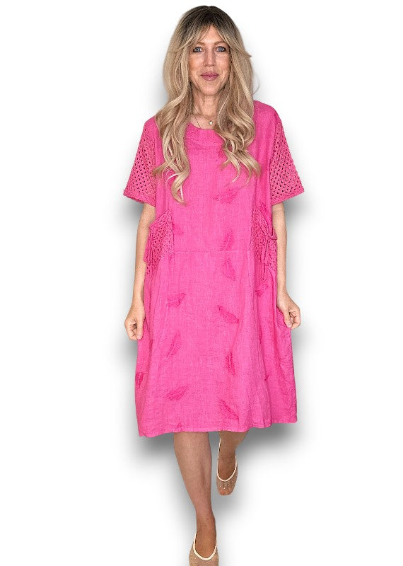 Hot Pink C'est La Vie Easy Dress