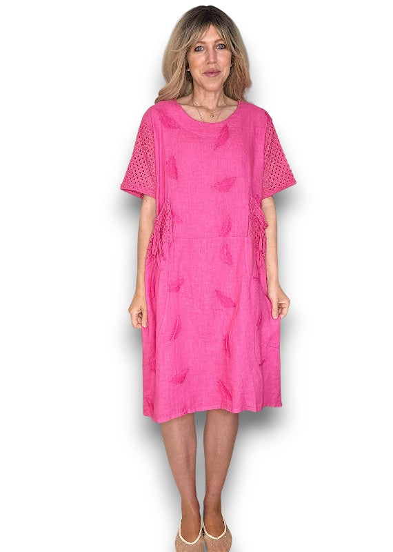Hot Pink C'est La Vie Easy Dress