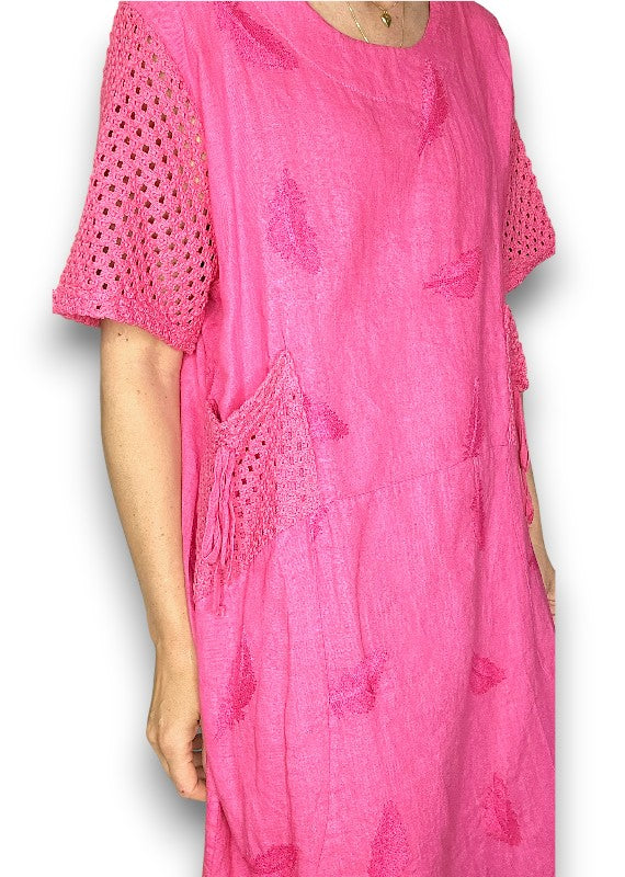 Hot Pink C'est La Vie Easy Dress