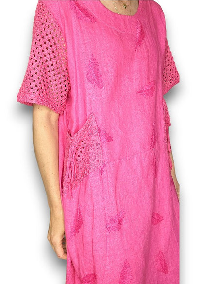 Hot Pink C'est La Vie Easy Dress