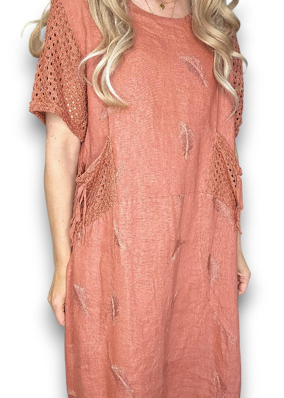 Brick C'est La Vie Easy Dress