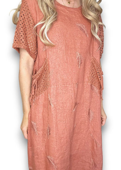 Brick C'est La Vie Easy Dress