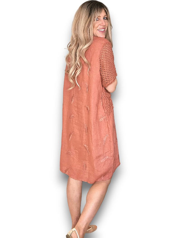Brick C'est La Vie Easy Dress