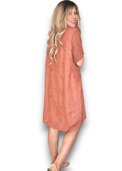 Brick C'est La Vie Easy Dress