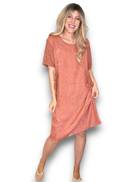 Brick C'est La Vie Easy Dress