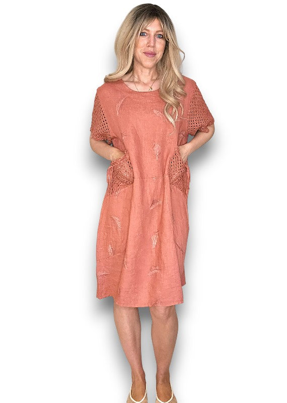 Brick C'est La Vie Easy Dress