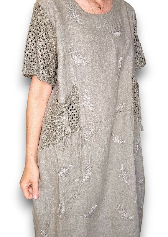 Mocha C'est La Vie Easy Dress