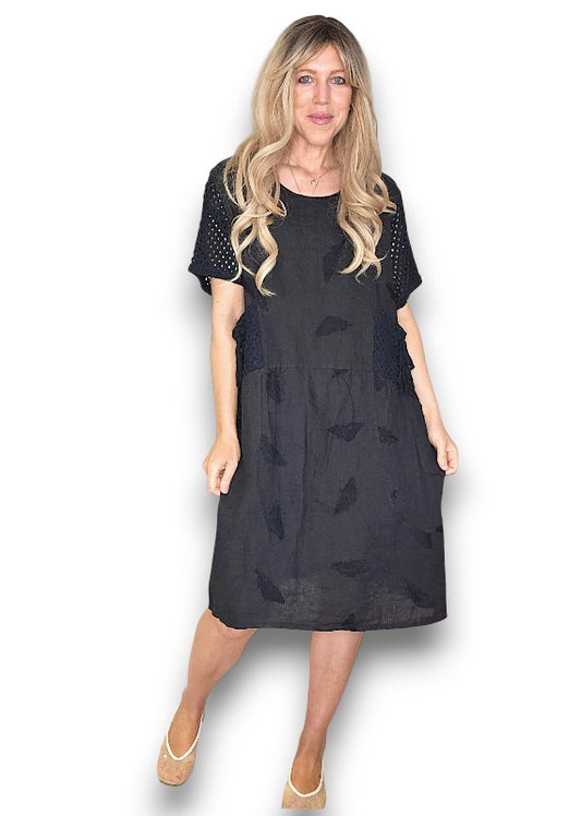 Black C'est La Vie Easy Dress