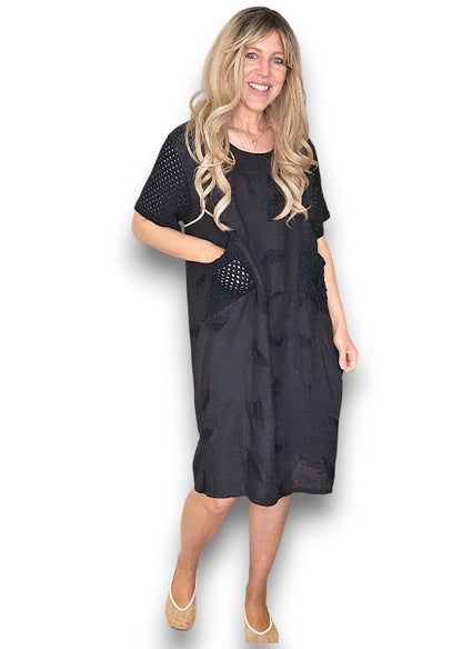 Black C'est La Vie Easy Dress