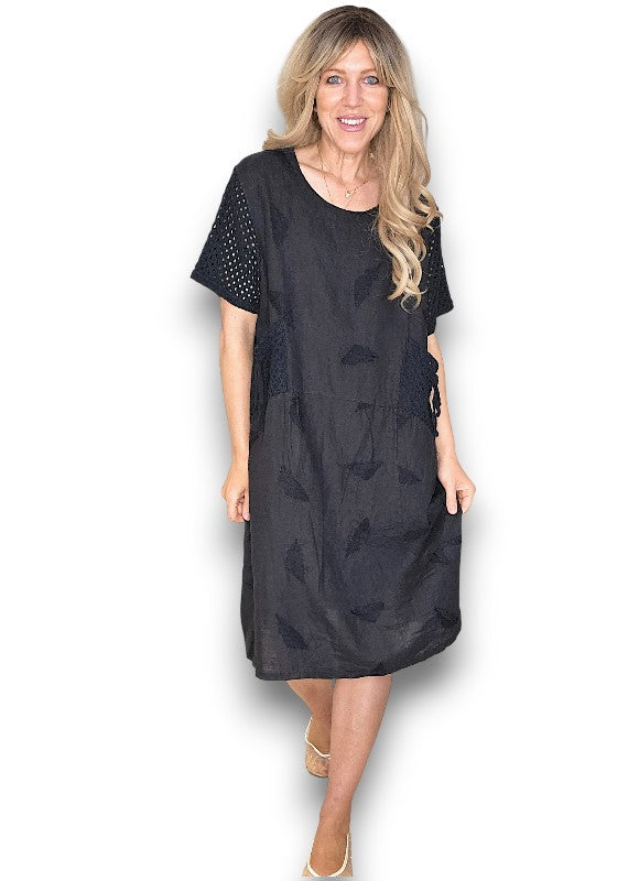 Black C'est La Vie Easy Dress