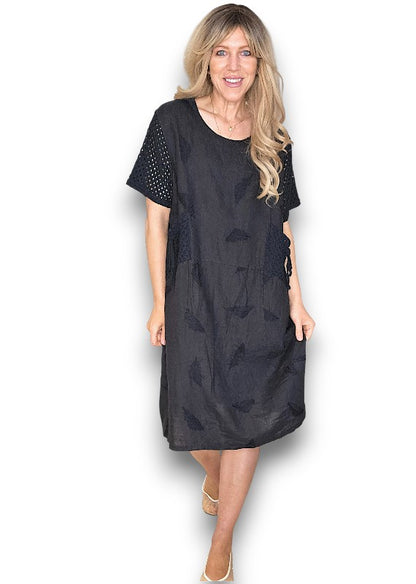 Black C'est La Vie Easy Dress