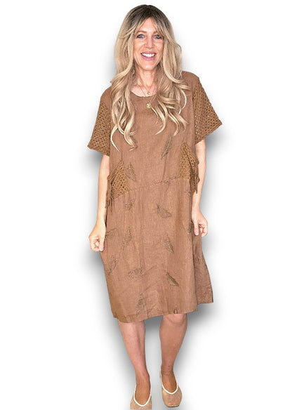 Coffee C'est La Vie Easy Dress
