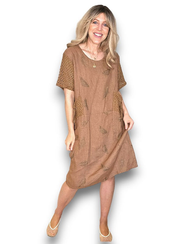 Coffee C'est La Vie Easy Dress