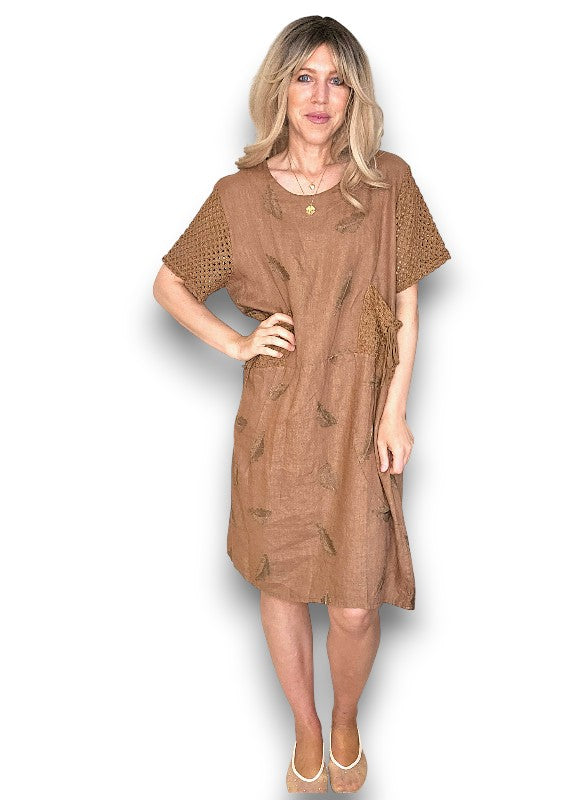 Coffee C'est La Vie Easy Dress