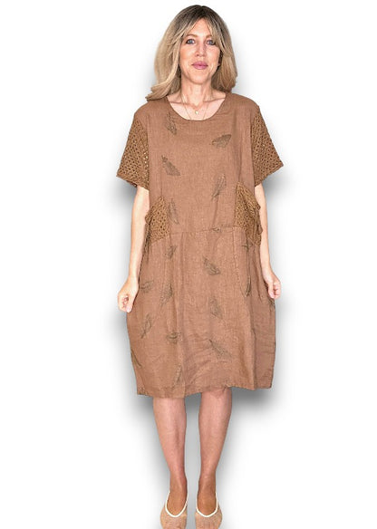 Coffee C'est La Vie Easy Dress