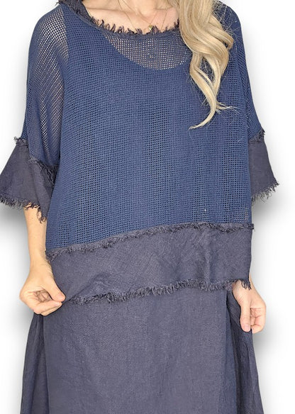 Navy Amalfi 2pc Dress