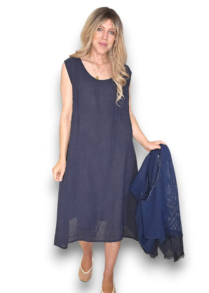 Navy Amalfi 2pc Dress